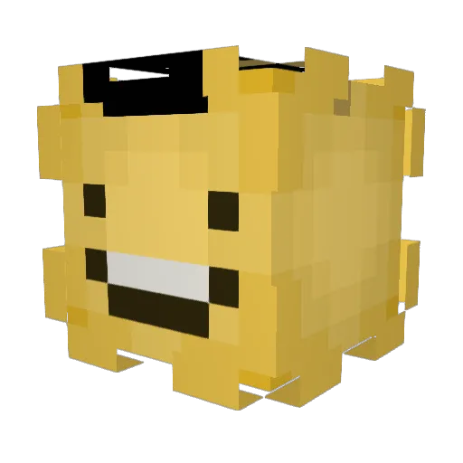 Juice2069 Minecraft avatar head, 3D render