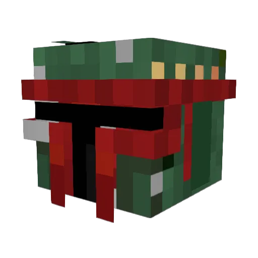 JuiceBoxJustin Minecraft avatar head, 3D render