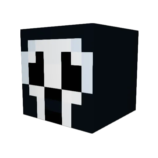 JuiceDior Minecraft avatar head, 3D render