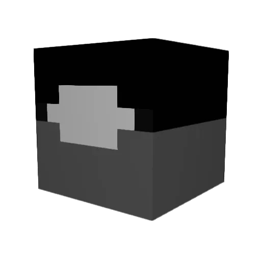 JuiceFrogHD Minecraft avatar head, 3D render