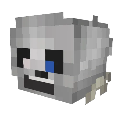 JuiceHeart343 Minecraft avatar head, 3D render