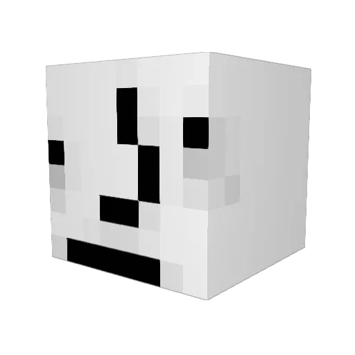 JuicePunchPunch Minecraft avatar head, 3D render