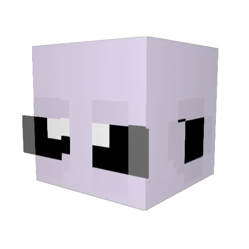 Juice_Box_Boi Minecraft avatar head, 3D render