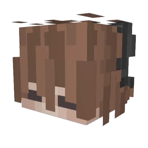 Juiceboxsomebox Minecraft avatar head, 3D render