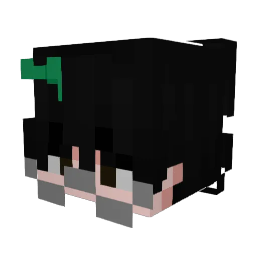 JuichiTorres Minecraft avatar head, 3D render