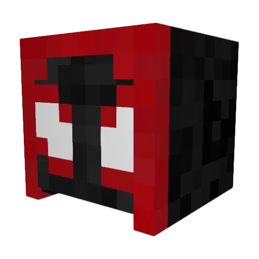 Juicpt Minecraft avatar head, 3D render