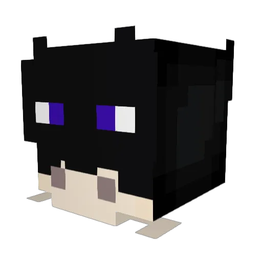 JuicyB69 Minecraft avatar head, 3D render
