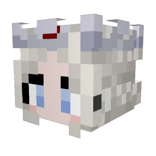 JuicyCanada Minecraft avatar head, 3D render