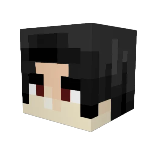 JuicyDoggo Minecraft avatar head, 3D render