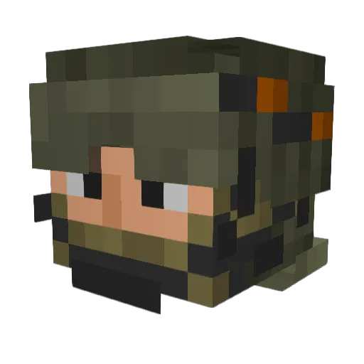 JuicyJay5k Minecraft avatar head, 3D render