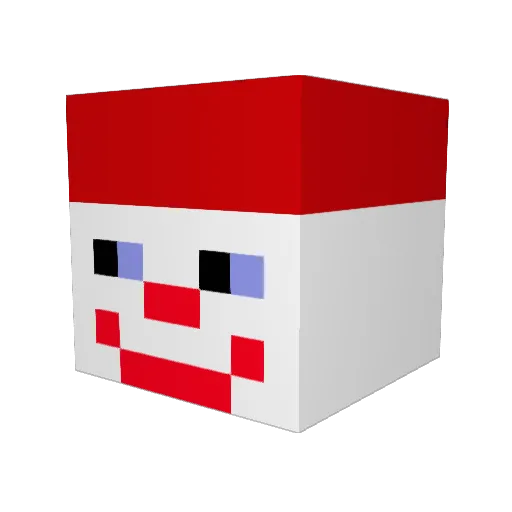 JuicyJus__ Minecraft avatar head, 3D render