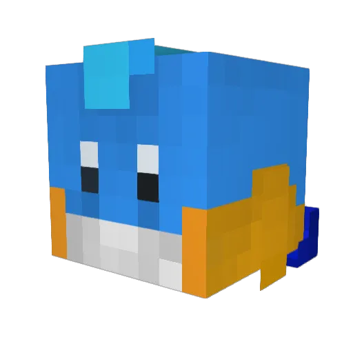 JuicyMango341 Minecraft avatar head, 3D render