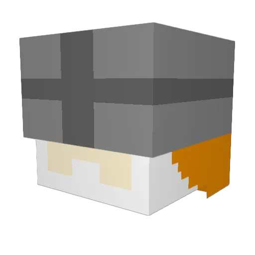 JuicyRabbit1904 Minecraft avatar head, 3D render