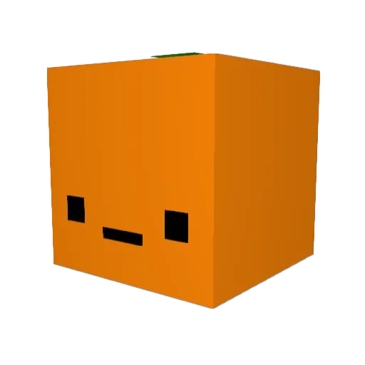 JuicyShop Minecraft avatar head, 3D render