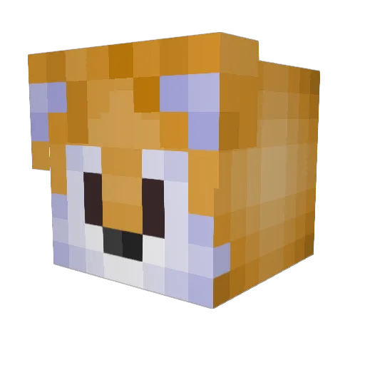 JuicyTiddies Minecraft avatar head, 3D render