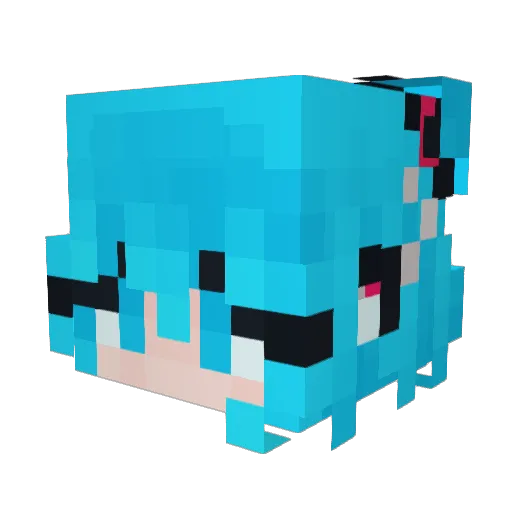 Juicymango578 Minecraft avatar head, 3D render