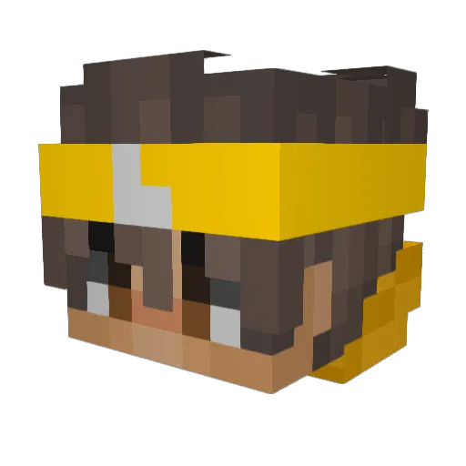 JuigitoDeMaria Minecraft avatar head, 3D render