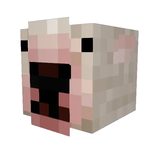 JuiicyTyrone Minecraft avatar head, 3D render