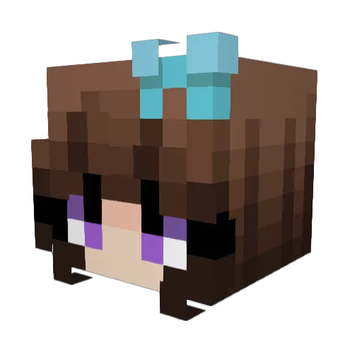 Juju022016 Minecraft avatar head, 3D render