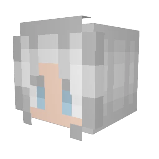 Juju1407 Minecraft avatar head, 3D render