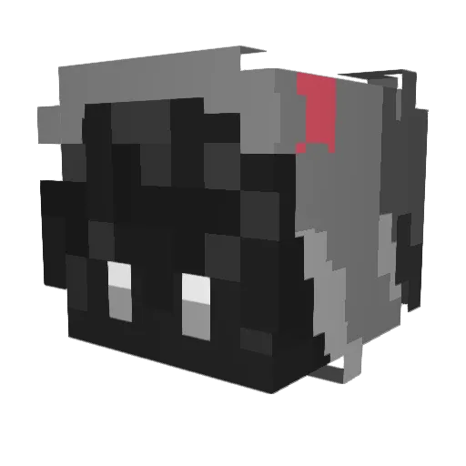 Juju1Julien Minecraft avatar head, 3D render