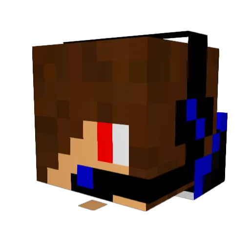 Juju4610 Minecraft avatar head, 3D render