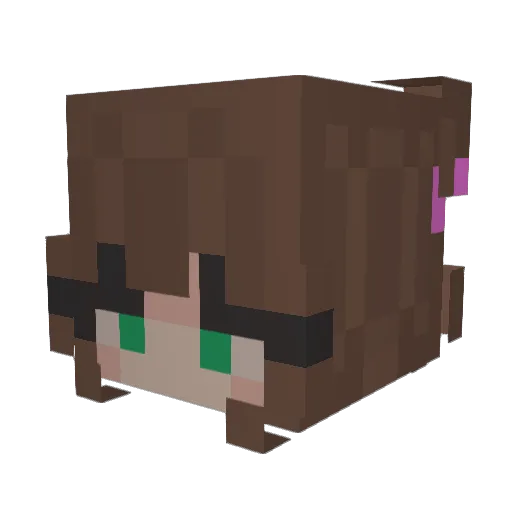 Juju531 Minecraft avatar head, 3D render