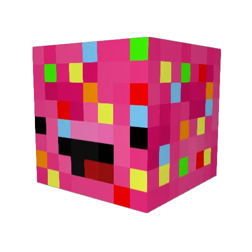 Juju8375 Minecraft avatar head, 3D render
