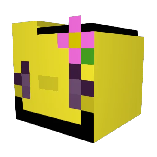 JujuViksta Minecraft avatar head, 3D render