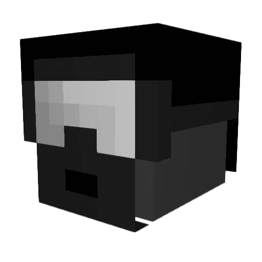 Juju_est2010 Minecraft avatar head, 3D render