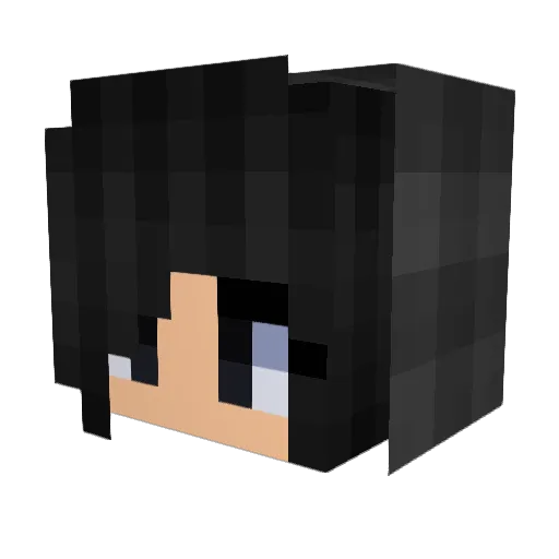 Jujuba21345 Minecraft avatar head, 3D render