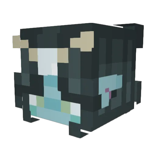 Jujupitair Minecraft avatar head, 3D render