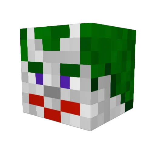 JukeMaster24 Minecraft avatar head, 3D render