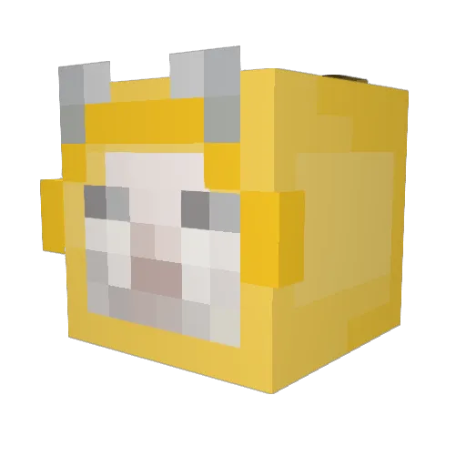 Jul_Ann Minecraft avatar head, 3D render