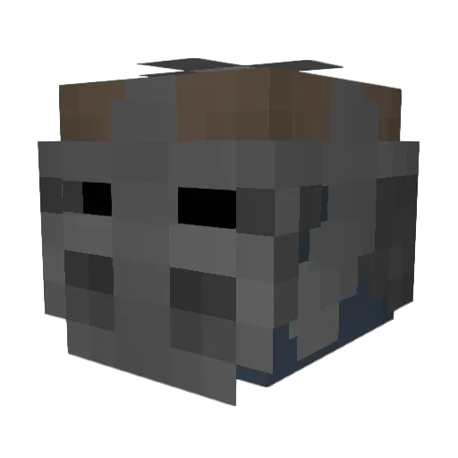 Jul_Jul Minecraft avatar head, 3D render