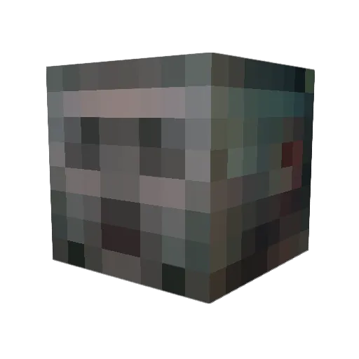 Jul_Officiel Minecraft avatar head, 3D render