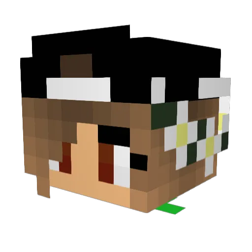 Jul_xoxo Minecraft avatar head, 3D render