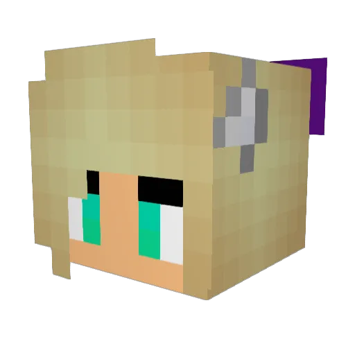 Jula_Pio Minecraft avatar head, 3D render