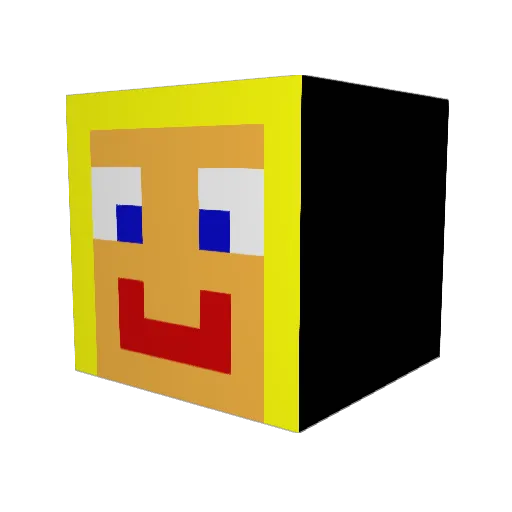 Julchen94 Minecraft avatar head, 3D render