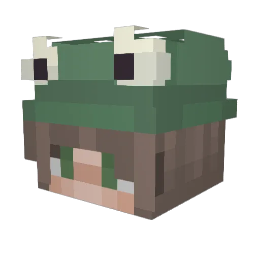 JuleOnline Minecraft avatar head, 3D render