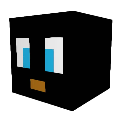 Jules1592 Minecraft avatar head, 3D render
