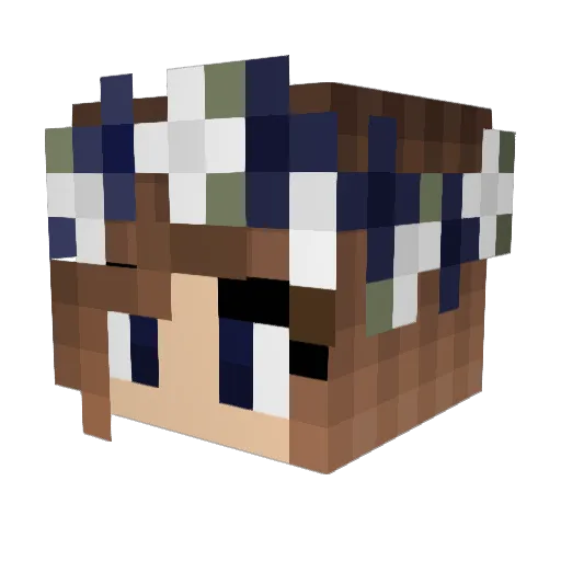 JulesDaHam Minecraft avatar head, 3D render