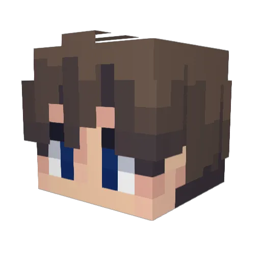JulesG0D Minecraft avatar head, 3D render