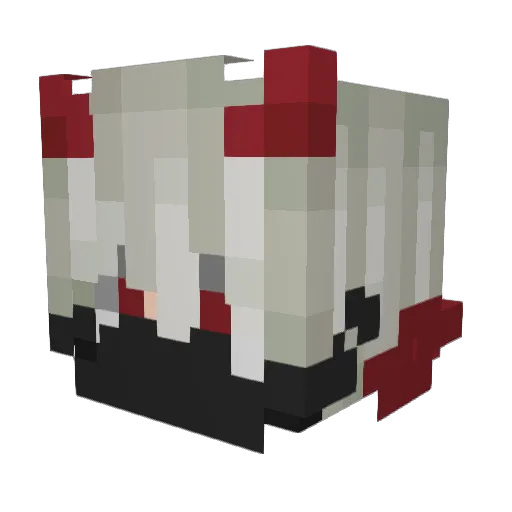 JulesYT Minecraft avatar head, 3D render