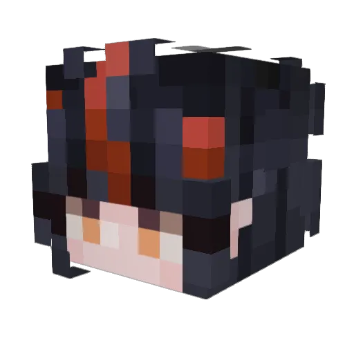 Jules_Dan Minecraft avatar head, 3D render