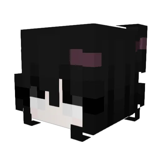 Juleth Minecraft avatar head, 3D render