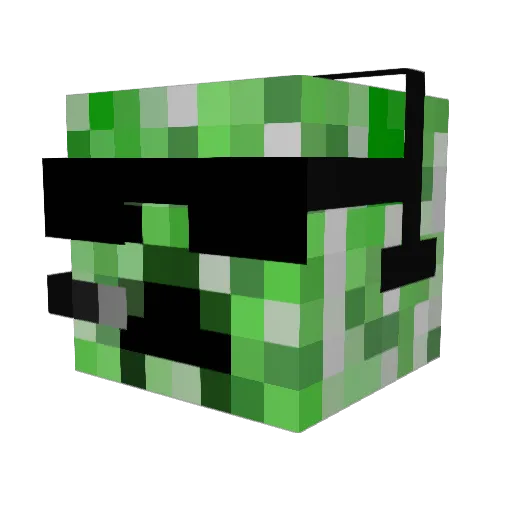 Juli0899 Minecraft avatar head, 3D render