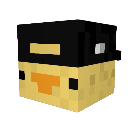 Juli2011man Minecraft avatar head, 3D render