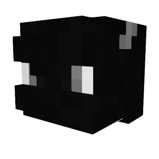 Juli241 Minecraft avatar head, 3D render