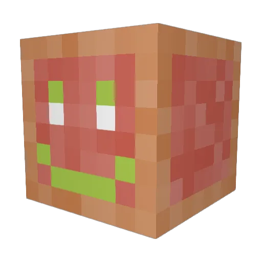JuliFils Minecraft avatar head, 3D render